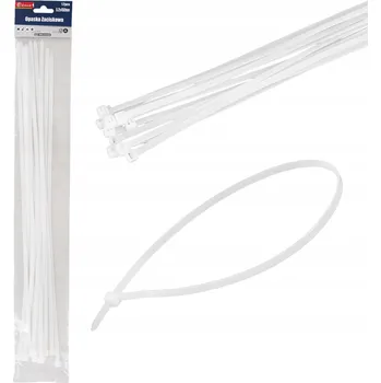 Stahovací páska STHOVACÍ PÁSKY KABELOVÉ STAHOVACÍ PÁSKY PEVNÉ STAHOVACÍ PÁSKY BÍLÉ 5,2 x 450 mm 12 kusů