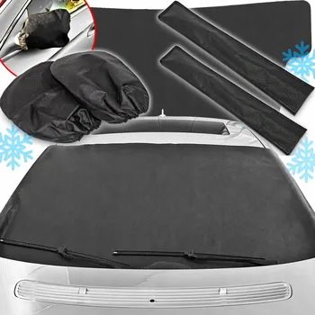 autokoberec Ochrana čelního skla proti námraze, protinámrazová podložka, kryty zrcátek a stěračů