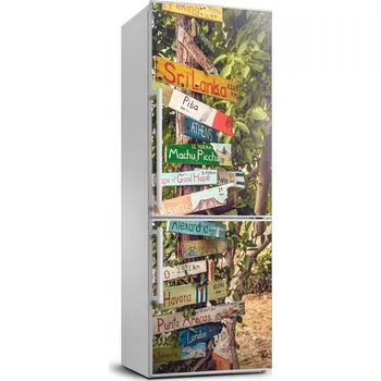 Fototapeta Samolepka na ledničku Domácí směrovka 70x190