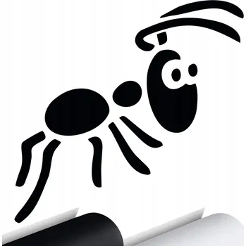 Samolepicí dekorace na vozidlo SAMOLEPKA na auto MRAVENEC ANT nálepka 15x14,5 cm