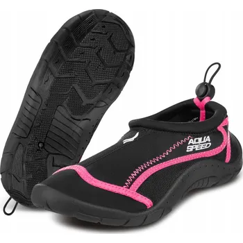 Boty do vody Boty Aqua Speed Růžové 28D černé, velikost 39
