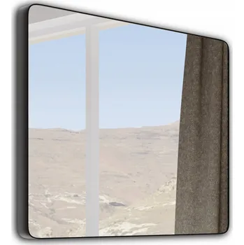 Zrcadlo Zrcadlo Alasta nástěnné obdélníkové, kovový rám, 900 x 700 mm