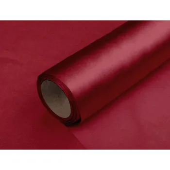 Satén jednostranný šíře 36 cm Varianta: 48 bordó sv., Balení: 9 m