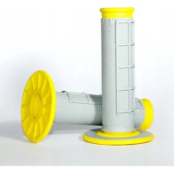 grip RENTHAL MX Gripy DUAL COMPOUND DIAMONT YELLOW WAFFLE, Dvoukomponentní, Žluté