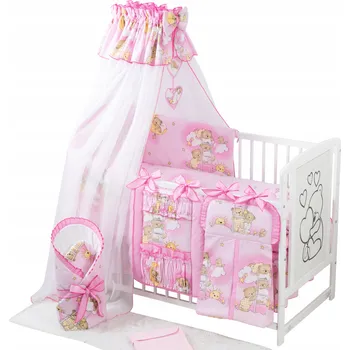 Dřevěná postýlka Bello Timmi 19 Klasik 60 x 120 cm bílá