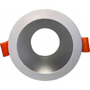 Stropní bodové LED svítidlo JULIA GU10 bílo-stříbrné