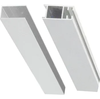 Mereo Sada fixačního a bočního profilu pro CK10303Z, CK10403Z, pro sklo 8 mm, výška 2 m, chrom ALU CKND250Z2