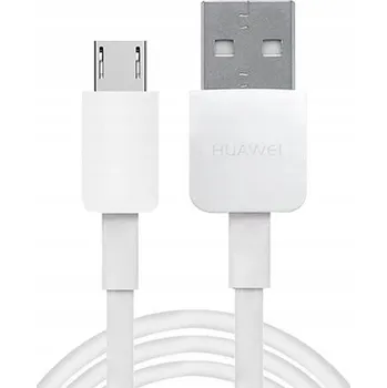 Kabel Huawei USB - microUSB typ B, 1 m, bílý