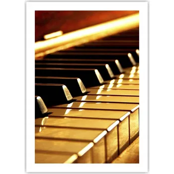 Obraz Plakát bez rámu do obývacího pokoje ložnice 50x70 hudba moderní módní obraz