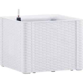 Truhlík Samozavlažovací truhlík, vyvýšený záhon STEFANPLAST NATURAL DELUXE 43 bílá