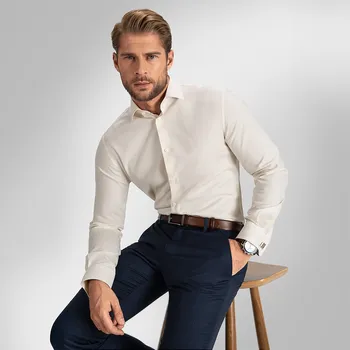 Pánská košile Pánská košile BANDI, model REGULAR PADREO Cremo