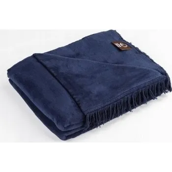 Prostěradlo Deka Cotton Cloud bavlna 150 cm x 200 cm modrá