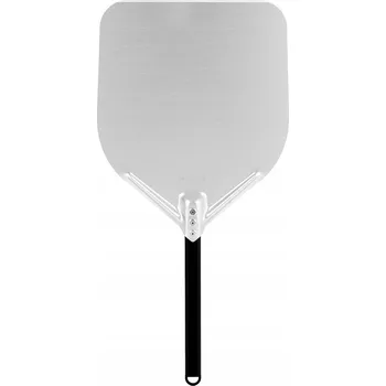 Příprava pizzy Lopata na pizzu z eloxovaného hliníku s hliníkovou rukojetí, čtvercová