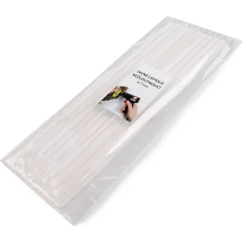 Průmyslové lepidlo Tavné lepidlo Ø7 mm délka 25 cm nežloutnoucí Varianta: (25 cm) transparent, Balení: 10 ks