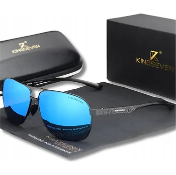 OKULARY PRZECIWSŁONECZNE MĘSKIE KINGSEVEN POLARIZAČNÍ UV400 SADA + POUZDRO