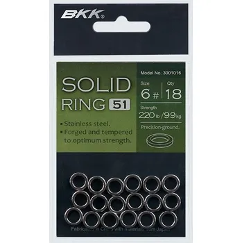 BKK Kroužek Solid Ring-51 Velikost 9 408kg 12ks