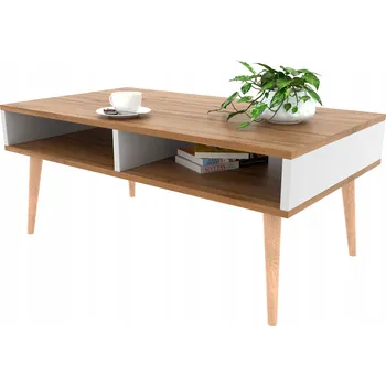 Konferenční stolek Konferenční stolek Malecki Meble obdélníkový 90 x 50 x 45 cm dub wotan