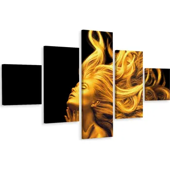 Obraz Vícedílný obraz PORTRET ŽENY 3D efekt 200x120 cm