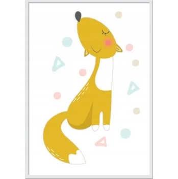 Obraz OBRAZ PLAKÁT V RÁMU 33x43 cm Lišta PD209