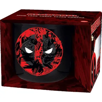 Dětská kuchyňka Hrnek Marvel Deadpool 410ml keramický černý dárkový box