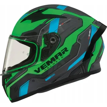 Cyklistická přilba VEMAR SILNIČNÍ PŘILBA GHIBLI ROBOT FLUO ZELENÁ / ČERNÁ VELIKOST S