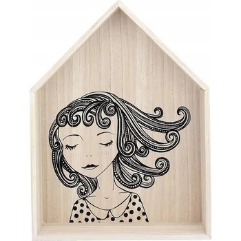 police Yellow Tipi Polička Domeček Lovely House pink 49 Cm