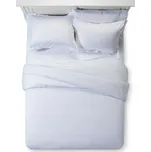 Hotelové povlečení damašek 220x240 cm 2x 50x70 cm s překladem, proužky 4 mm