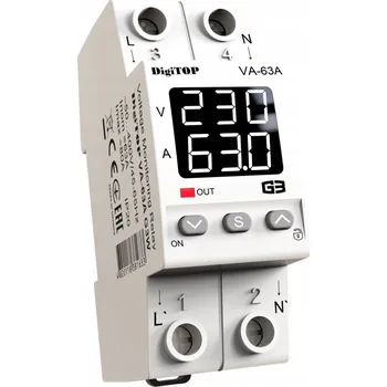 Relé NAPĚŤOVÉ RELÉ S KONTROLOU PROUDU DigiTOP VA-63A G3W