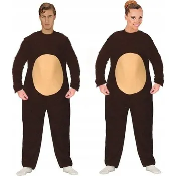 Karnevalový kostým KOSTÝM MEDVĚD Plyšový MĚKKÝ HNĚDÝ MEDVÍDEK MEDVÍDEK DEN MEDVĚDŮ Velikost L