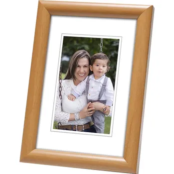 Obraz RÁMEČEK DŘEVĚNÝ HNĚDÝ - FOTO RÁM B6 13x18 CM