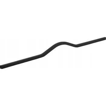 Nábytková úchytka klasická černá matná 50 x 0,9 x 3,1 cm