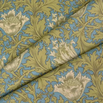 Bavlněný popelín Franz modrý