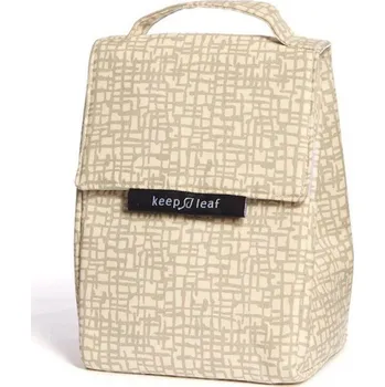 Izolovaná bavlněná taška na oběd Keep Leaf - mesh