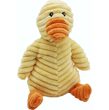 Hračka pro psa BUBU PETS kachna na mazlení s pískátkem 29x25cm