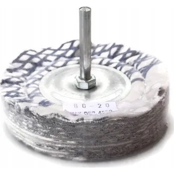 Brusný kotouč HRUBÝ BAVLNĚNÝ LEŠTICÍ KOTOUČ 80X20mm S TRNEM