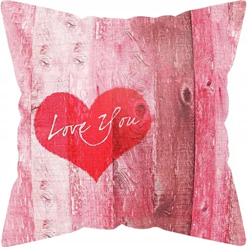 Polštář DEKORATIVNÍ POVLAK NA POLŠTÁŘ VALENTÝN ŽENY 40x40 JASIEK POLŠTÁŘ DÁREK
