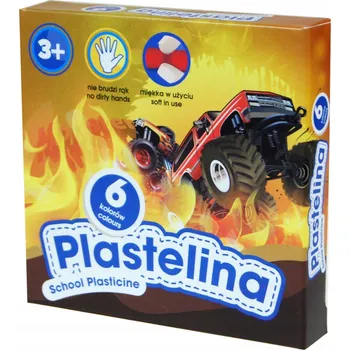 Modelovací hmota Plastelína 6 barev Astra Auta