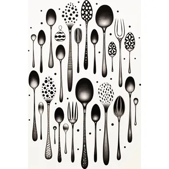 Plakát Plakát Nástroje Chuti bez rámu 40 x 50 cm