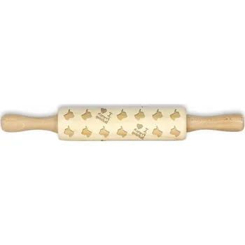 Váleček na těsto Francouzský buldoček - malý váleček se vzorem psa, váleček na těsto pro děti