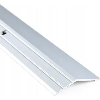 Podlahová lišta Podlahová lišta Cezar hliníková stříbrná 100 cm 16 mm