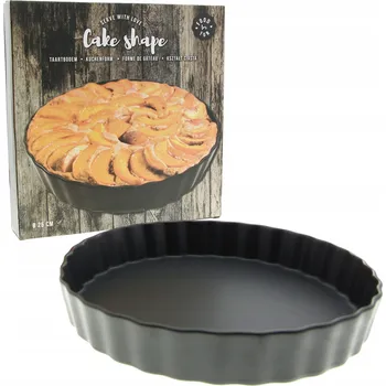 Obraz FORMA NA KOLÁČ porcelánová ČERNÁ 25 cm MPL