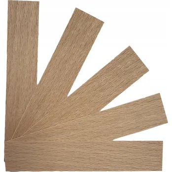 Obraz Dřevěné knoty do svíček 10 cm x 2 cm 5 KS