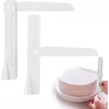 Kuchyňská stěrka STĚRKA VYHLAZOVACÍ ŠKRABKA NA HMOTU KRÉMU NA DORT