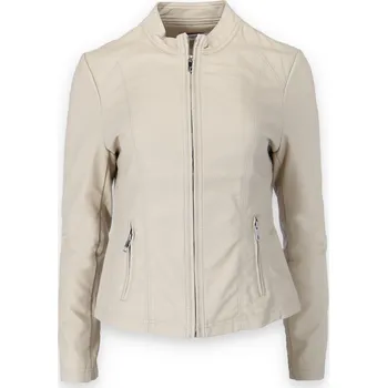 Dámská casual bunda Koženková bunda Escandelle Paris 3187 barva: béžová, velikost: S