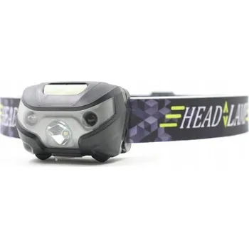 Čelovka LED ČELOVKA PRACOVNÍ DÍLENSKÁ TURISTICKÁ SE SENZOREM POHYBU KAMAR