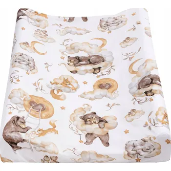 Prostěradlo POVLAK PROSTĚRADLO NA PŘEBALOVACÍ PULT S GUMIČKOU 70 x 50 BAVLNA JUKKI