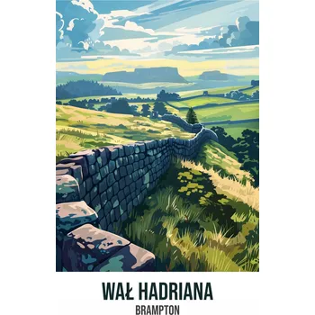 Plakát Plakát Hadriánův val - plakát bez rámu 61 x 91,5 cm