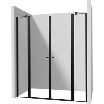 Sprchové dveře DEANTE/S - Sprchové dveře dvojité výklopné 100x100 KTSUN43P+KTSUN43P KERRIA/0153 + slevový kód