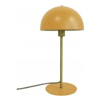 Lampička STOLNÍ LAMPA ŽLUTÁ RETRO "HŘÍBEK" DO OBÝVACÍHO POKOJE LOŽNICE Ø 20 cm