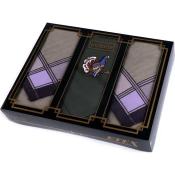 Látkový kapesník Pánský kapesník / dárková kazeta Varianta: 58 viz foto tetřev, Balení: 1 krab.